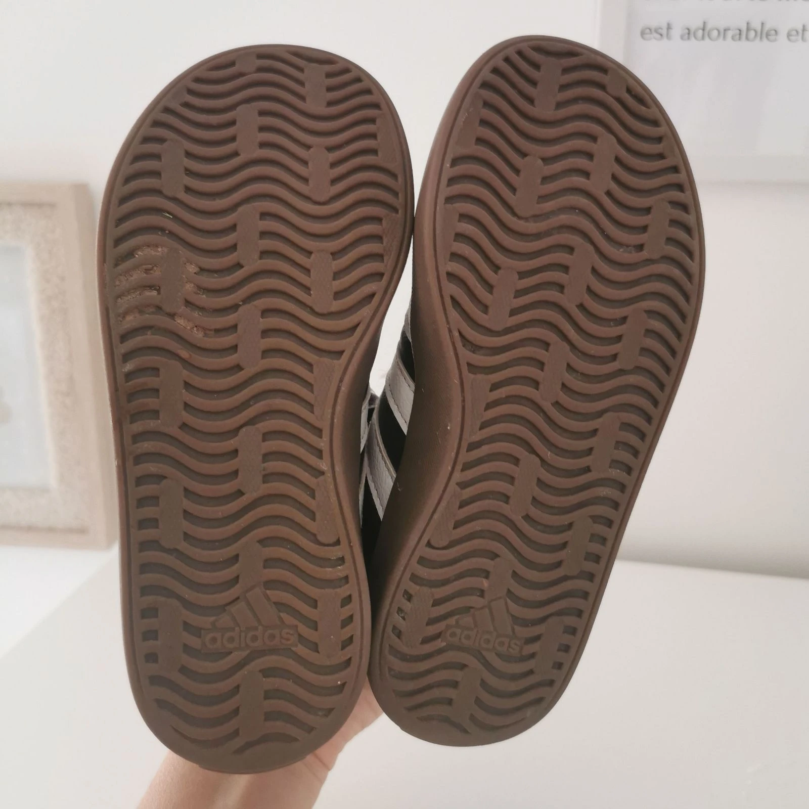 Adidas VL Court 3.0 Criança Preto – Tamanho 28 – Velcro e Cadarços elásticos – photo 8